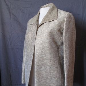 STUDIO BY LIZ CLAIBORNE BEIGE AND OFF WHITE BLAZER